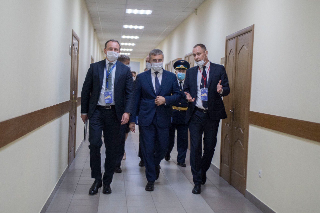 3 В Уфе Министр образования России Валерий Фальков посетил УГАТУ 2020.07.01.jpg